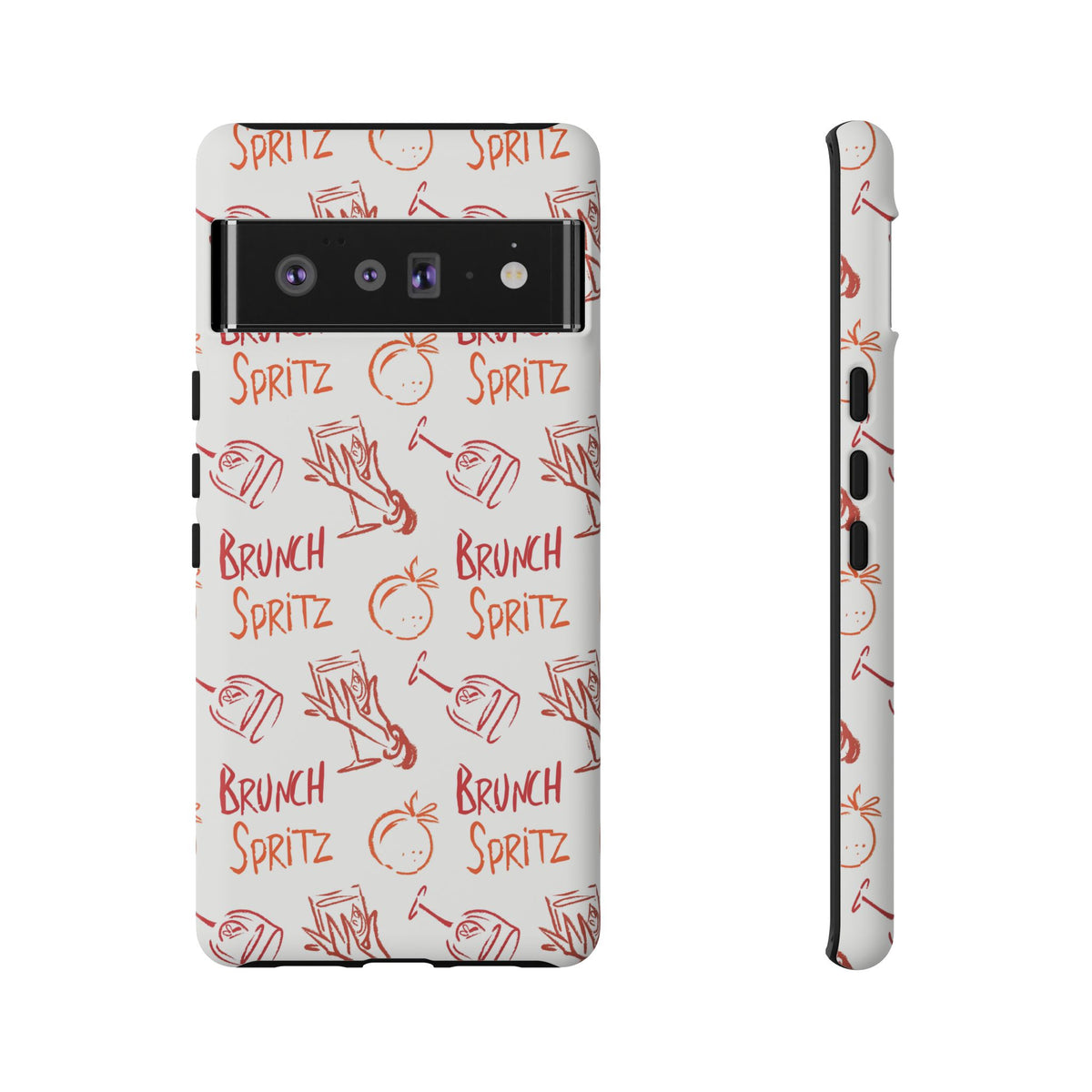 Brunch Spritz Phone Case — Red & Orange Aperol Inspired Design