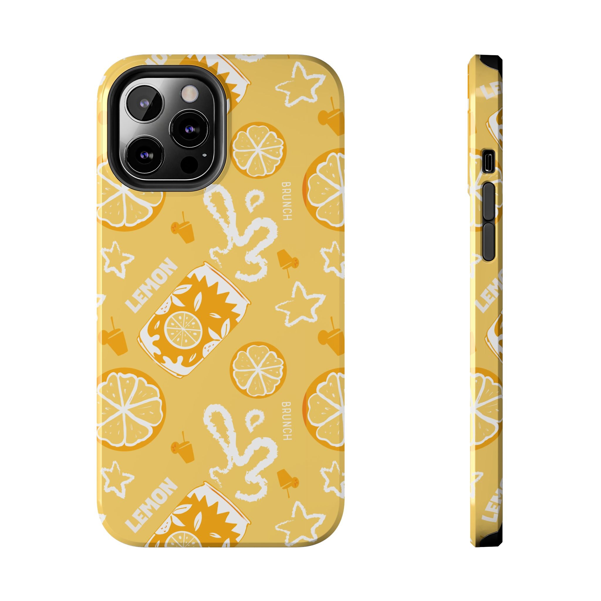 Lemon Brunch Tough Phone Case — Citrus Summer Pattern