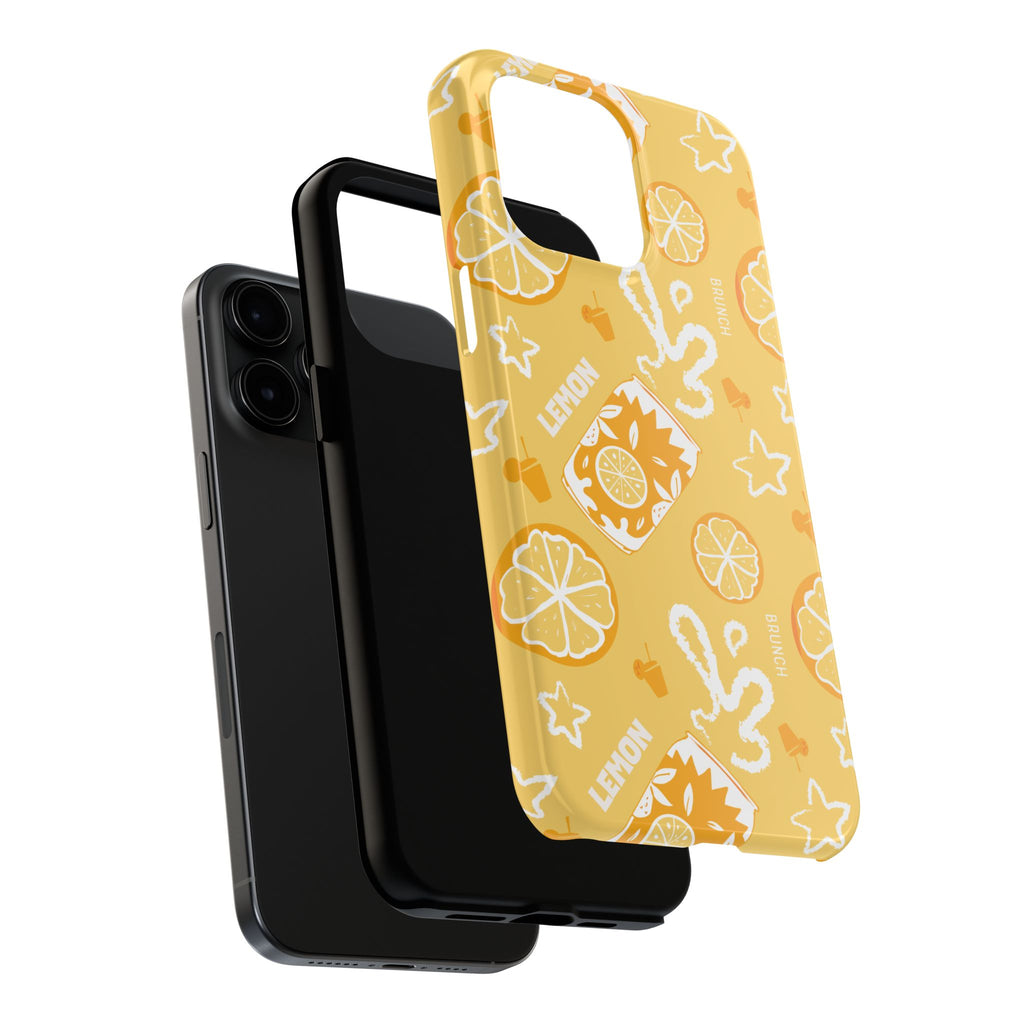 Lemon Brunch Tough Phone Case — Citrus Summer Pattern
