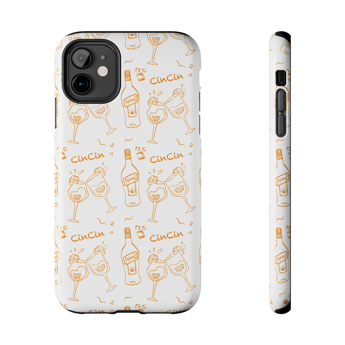 Cin Cin Spritz Tough Phone Case — White Cin Cin Brunch Collection Inspired Design