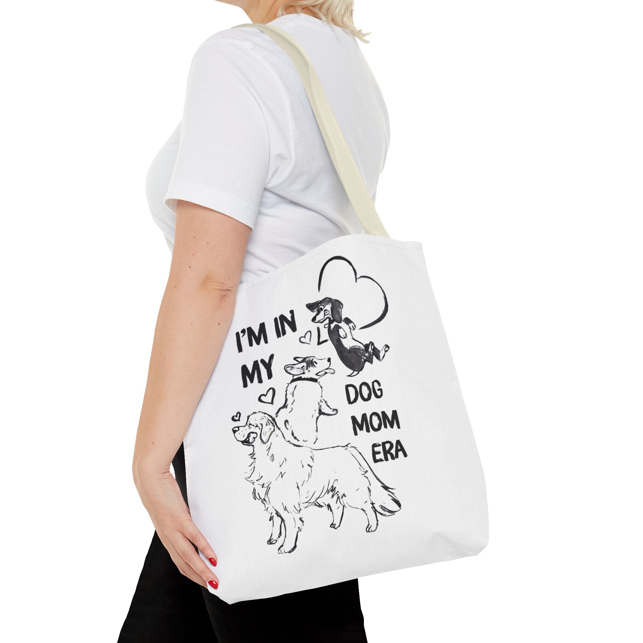 Dog Mom Era Tote Bag – Cute Puppy Tote for Dog Mom | Dog Lover Gift