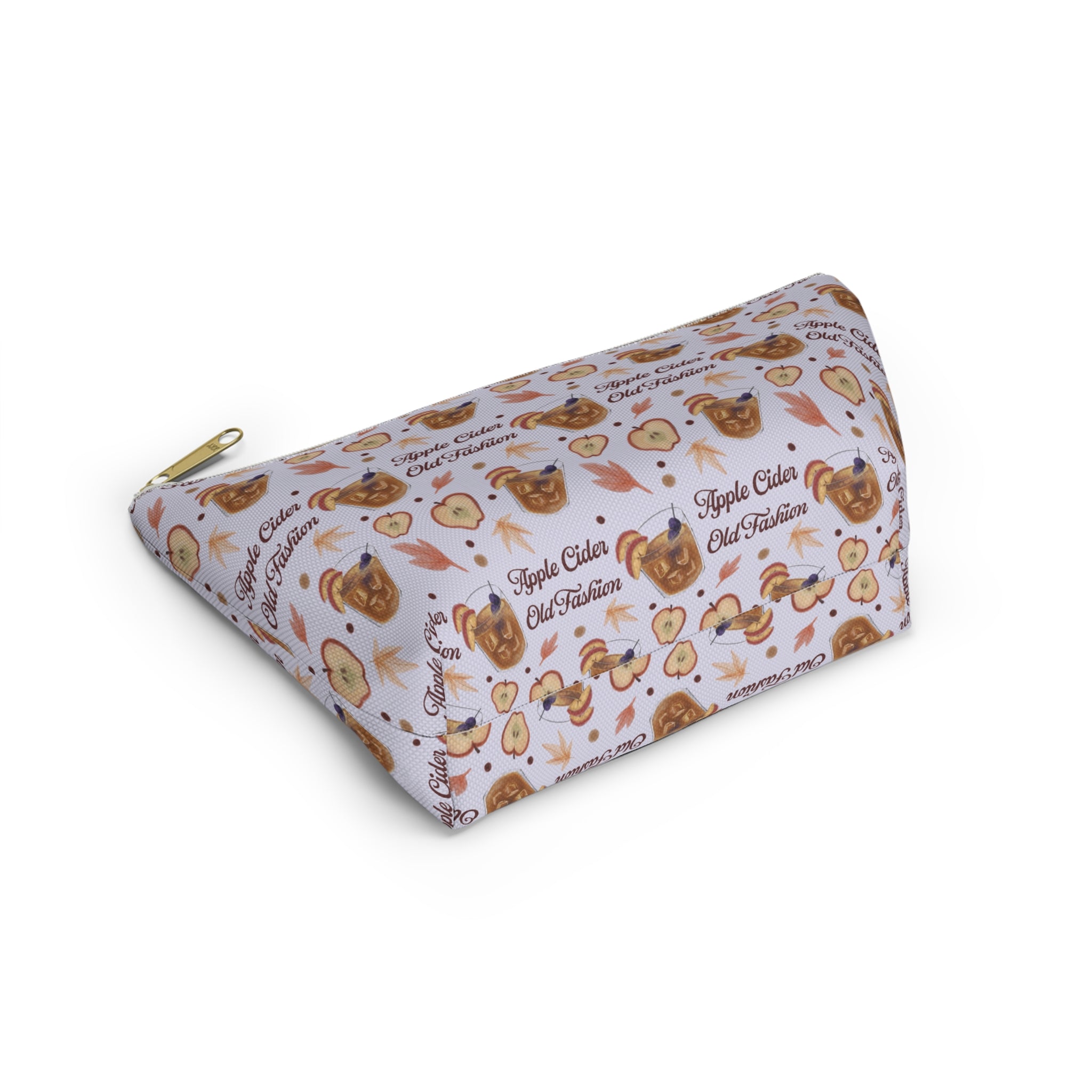 Apple Cider Old Fashioned Accessory Pouch  — Light Violet Apple Cider Collection Inspired Design