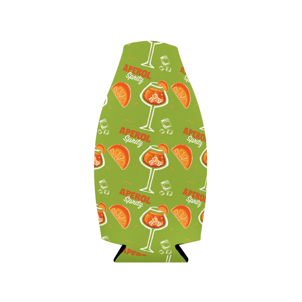 Aperol Spritz Zip-Up Bottle Cooler Sleeve - Green Spritz Collection Inspired Design