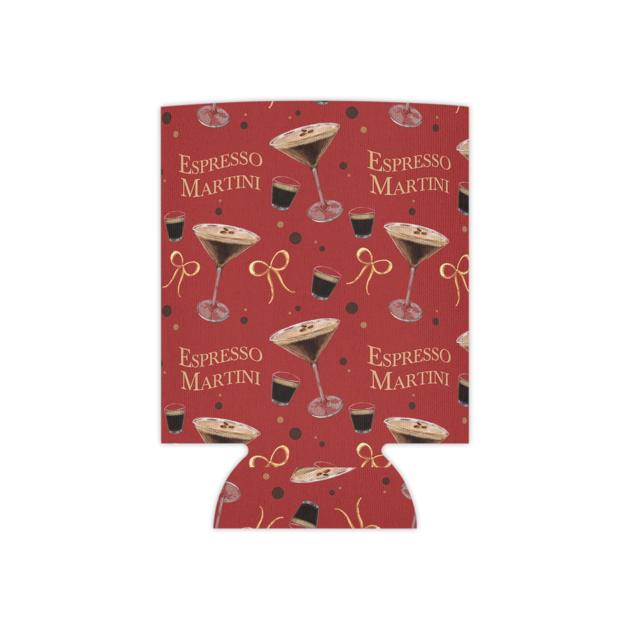 Espresso Martini Can Cooler — Red Espresso Collection Inspired Design