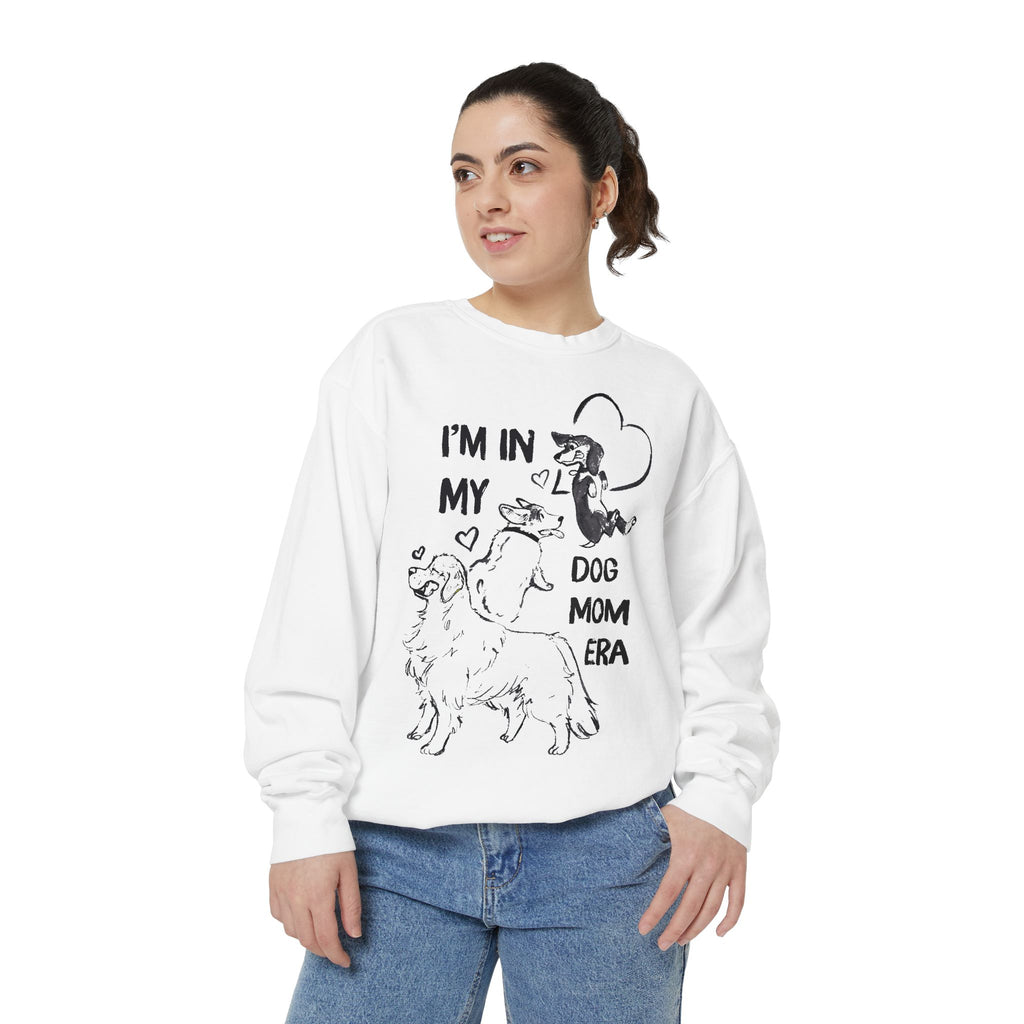 I’m In My Dog Mom Era Sweatshirt – Cozy Dog Mom Crewneck | Gift for Dog Lovers