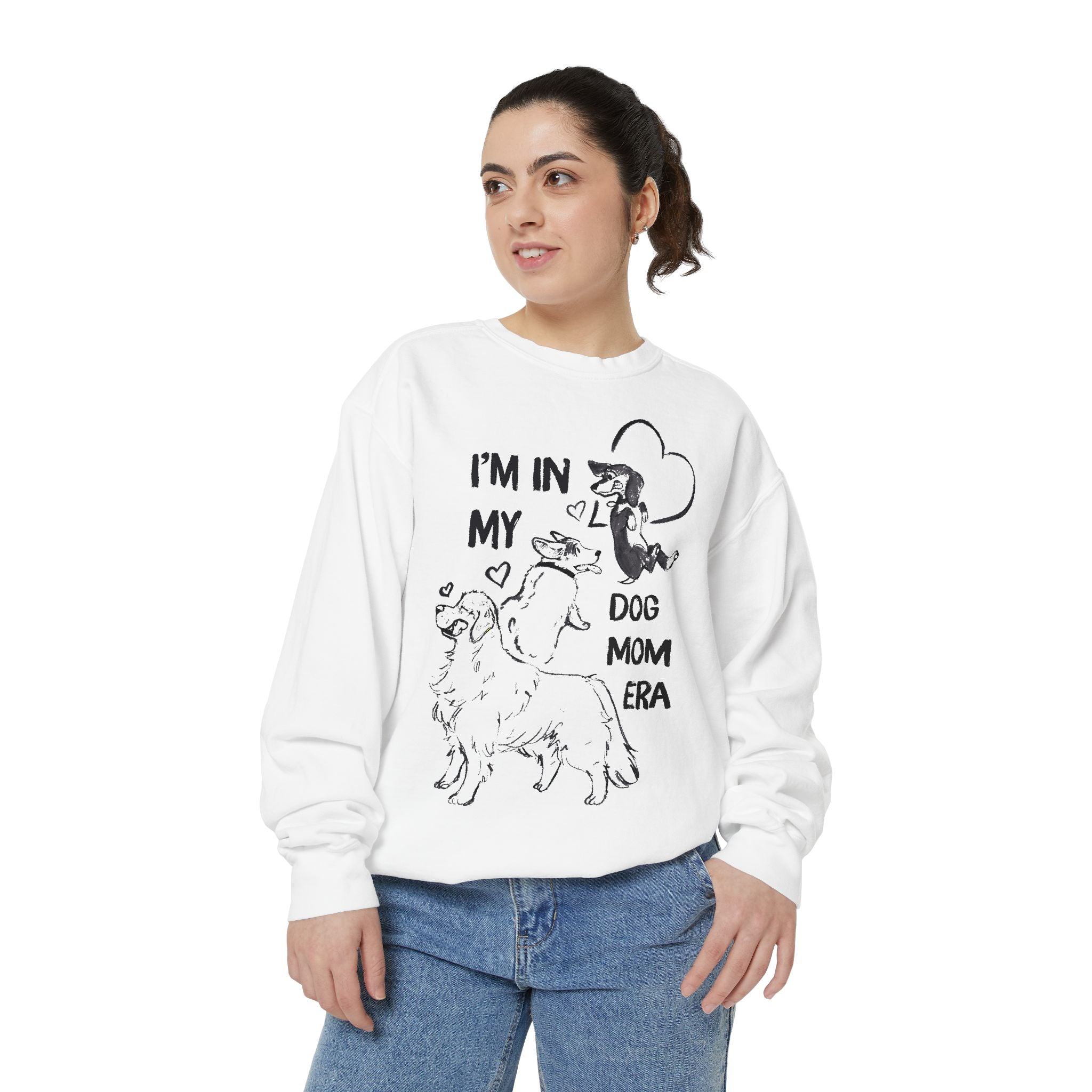 I’m In My Dog Mom Era Sweatshirt – Cozy Dog Mom Crewneck | Gift for Dog Lovers