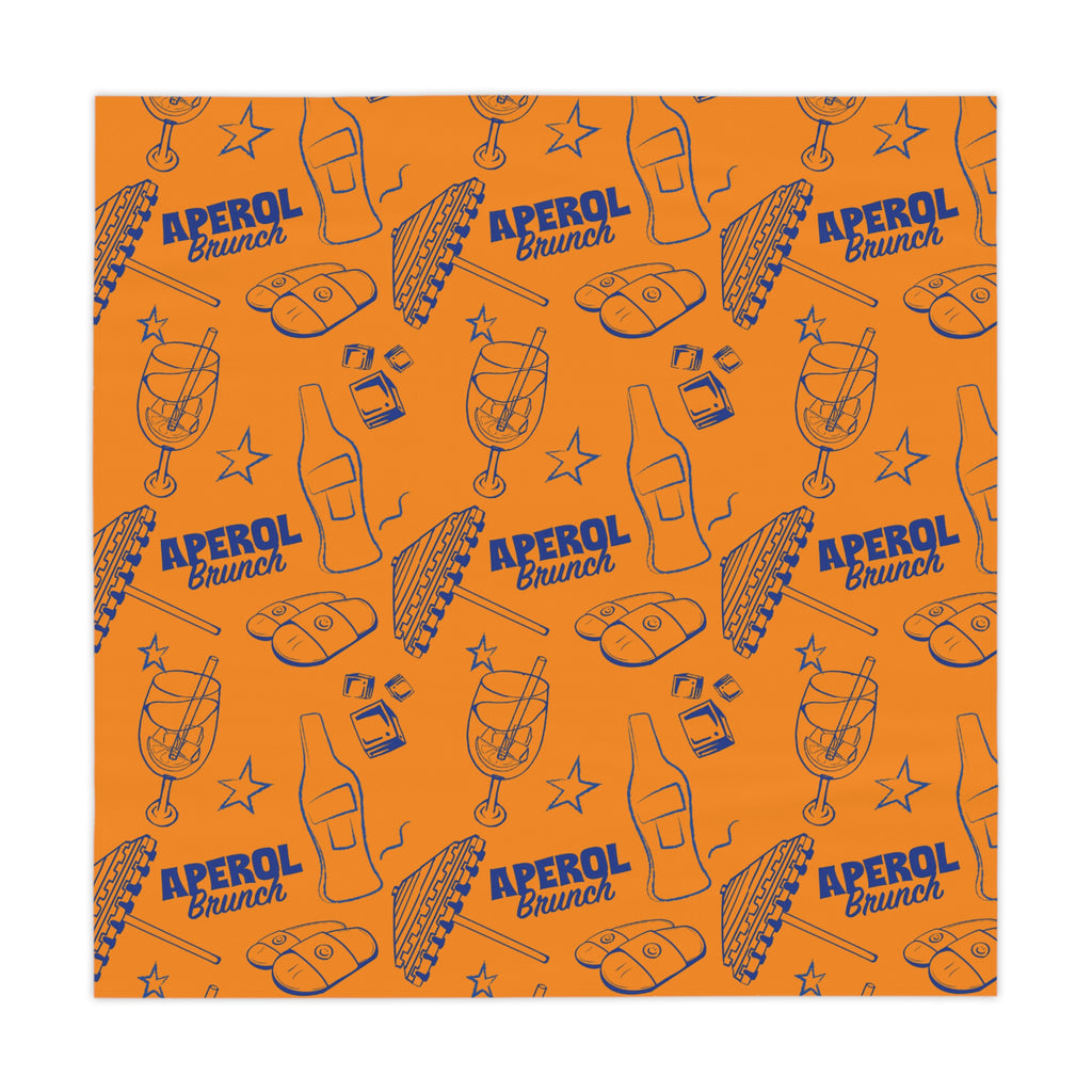 Aperol Brunch Collection Tablecloth — Orange Brunch Collection Inspired Design