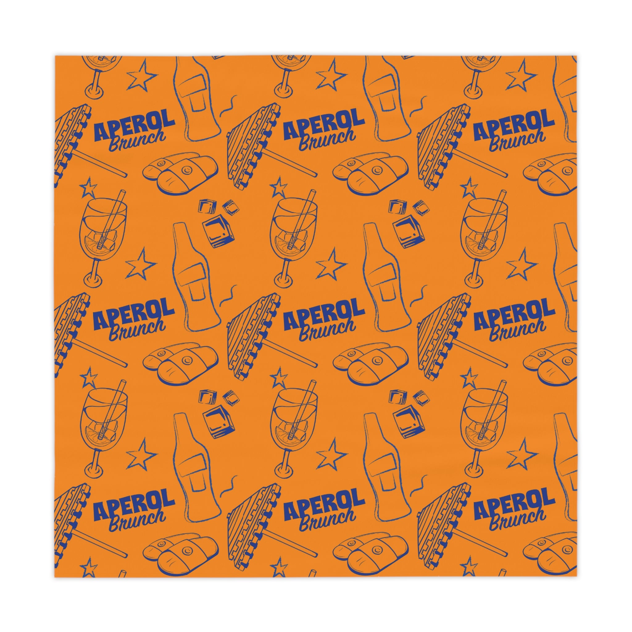 Aperol Brunch Collection Tablecloth — Orange Brunch Collection Inspired Design