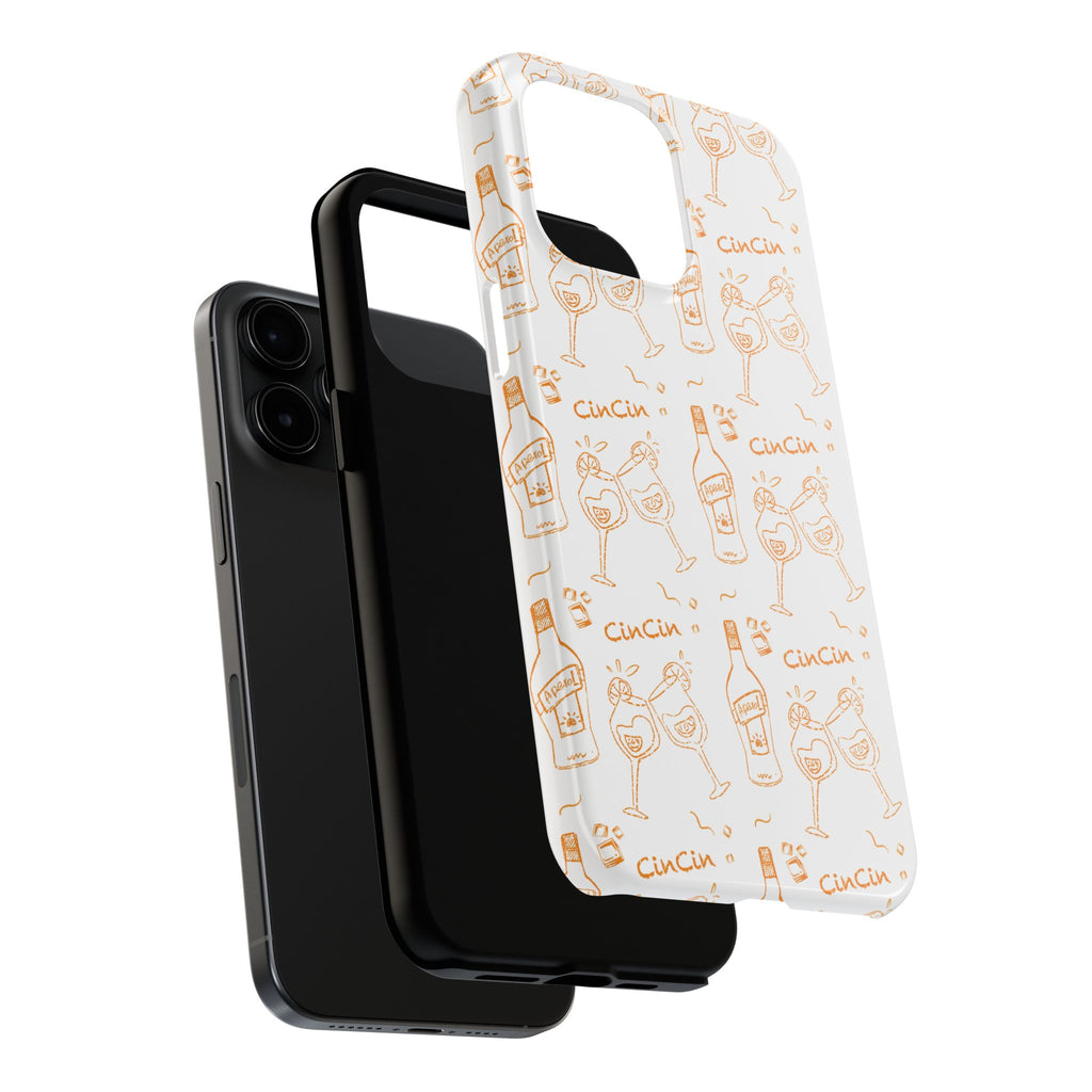 Cin Cin Spritz Tough Phone Case — White Cin Cin Brunch Collection Inspired Design