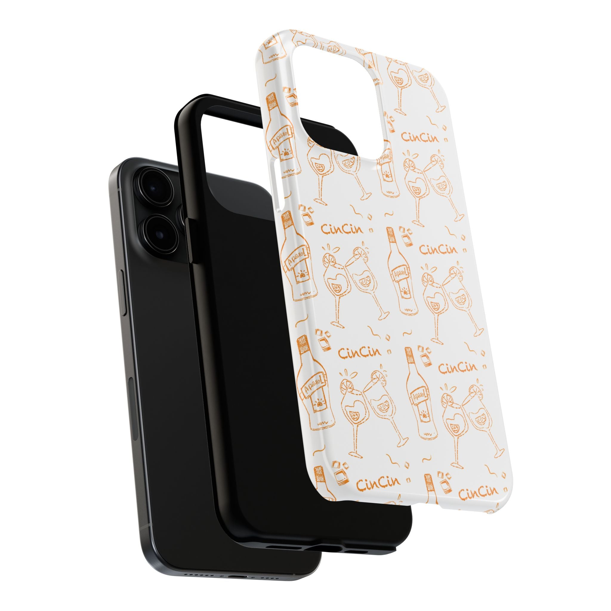 Cin Cin Spritz Tough Phone Case — White Cin Cin Brunch Collection Inspired Design