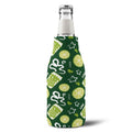 Lime Fruit Brunch Zip-Up Bottle Cooler Sleeve — Lime Brunch Collection Inspired Design