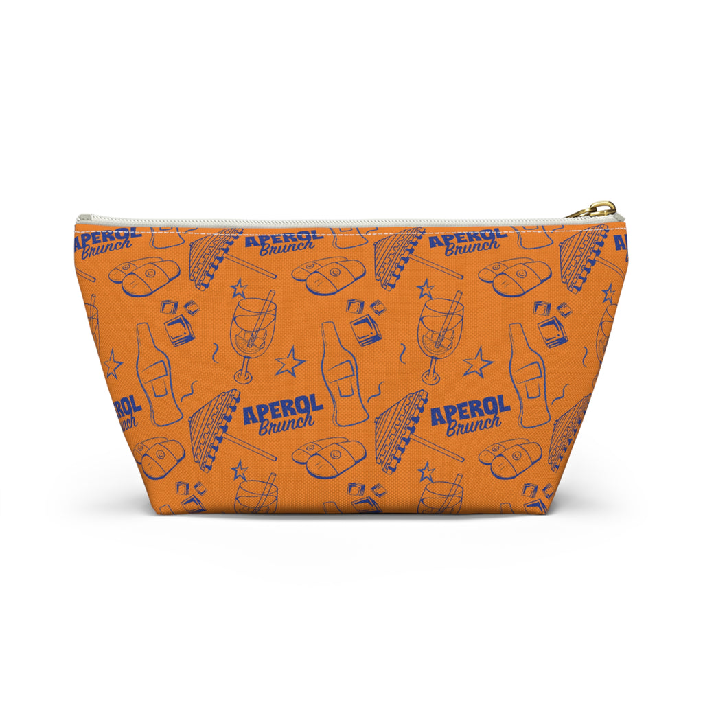 Aperol Brunch Accessory Pouch — Orange Aperol Inspired Design