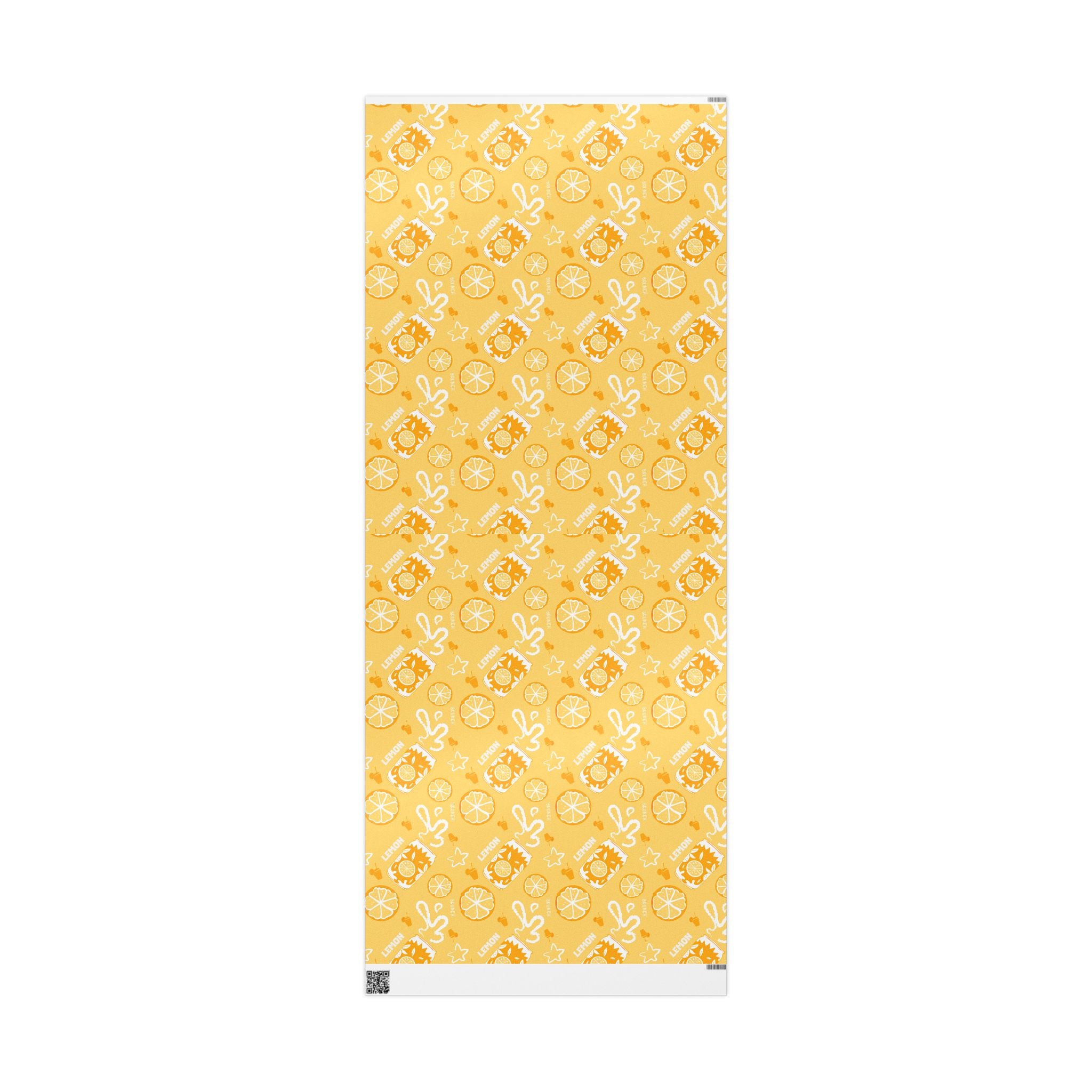 Lemon Fruit Brunch Peel Wrapping Paper Roll — Lemon Brunch Collection Inspired Design
