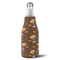 Pumpkin Spice Martini Zip-Up Bottle Cooler Sleeve — Black Pumpkin Collection Inspired Design