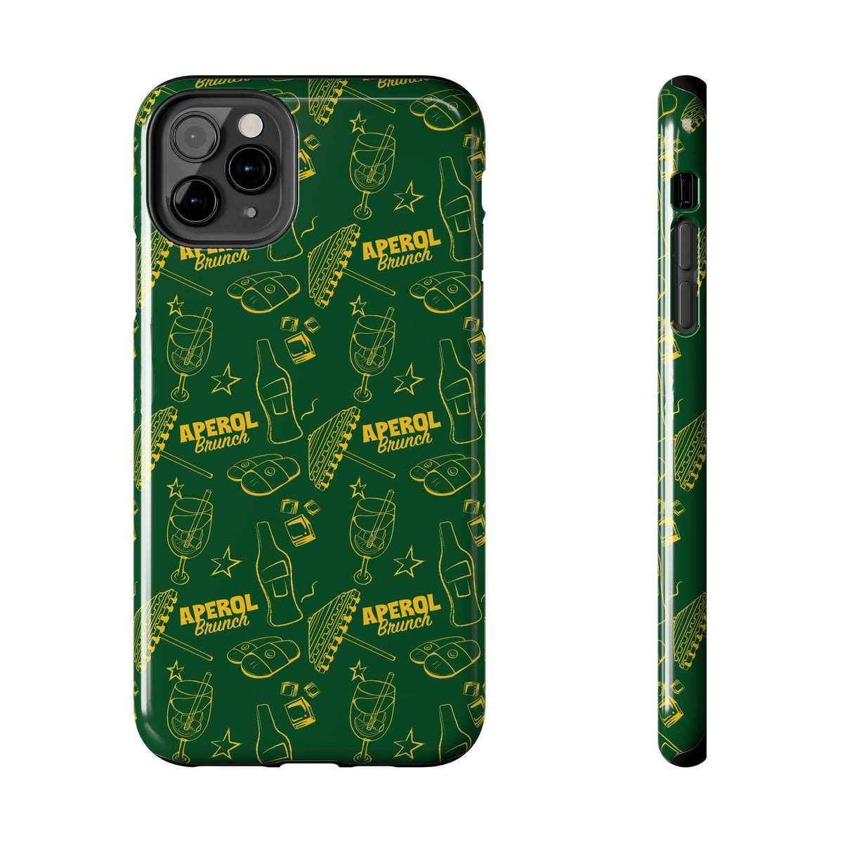 Aperol Brunch Tough Phone Case — Green Aperol Inspired Cover