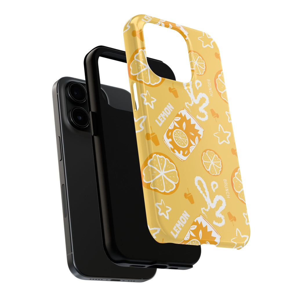 Lemon Brunch Tough Phone Case — Citrus Summer Pattern