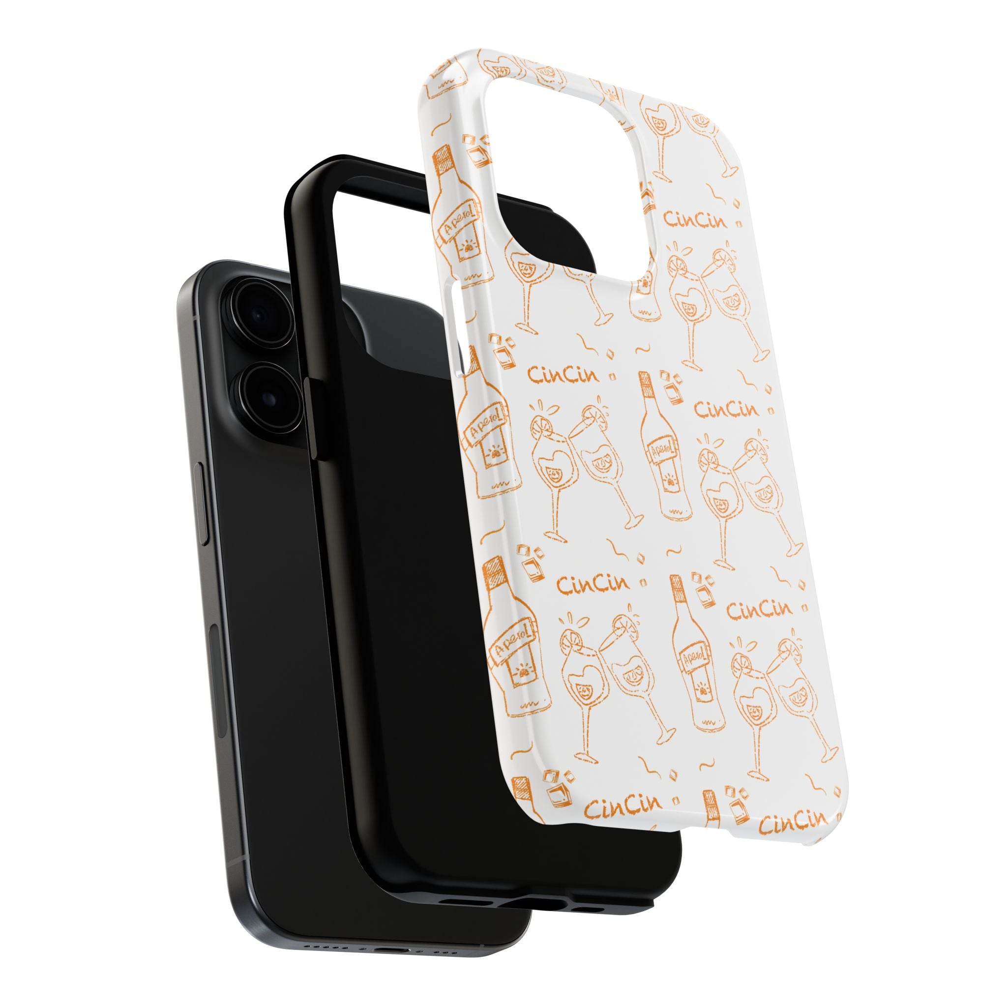 Cin Cin Spritz Tough Phone Case — White Cin Cin Brunch Collection Inspired Design