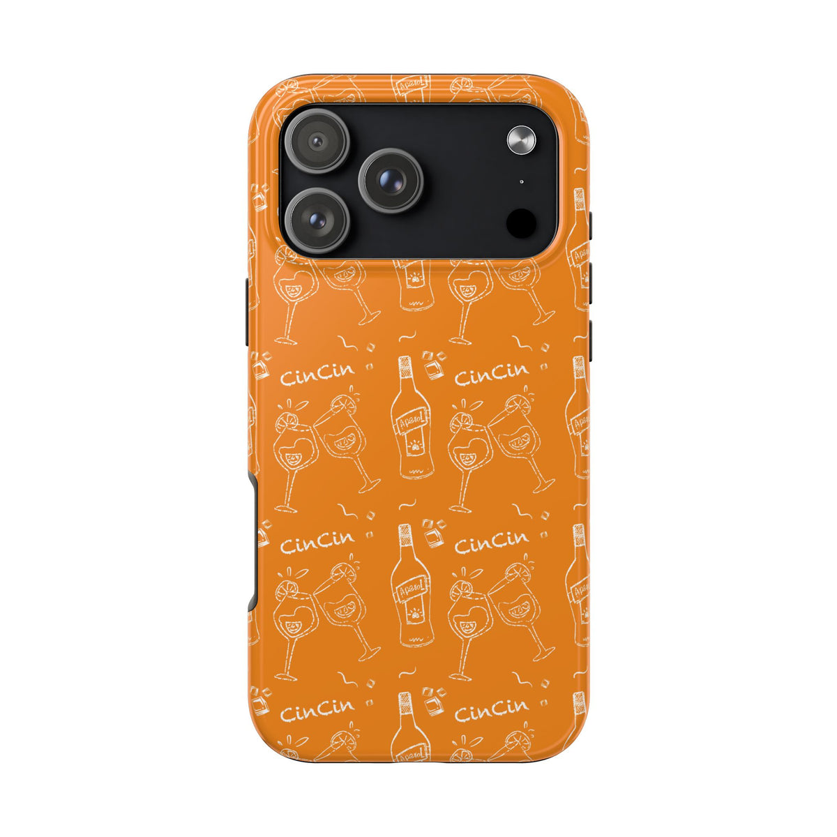 Cin Cin Spritz Tough Phone Case — Orange Citrus Cocktail Pattern