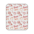 Brunch Spritz Picnic Blanket — Red & Orange Aperol Inspired Design