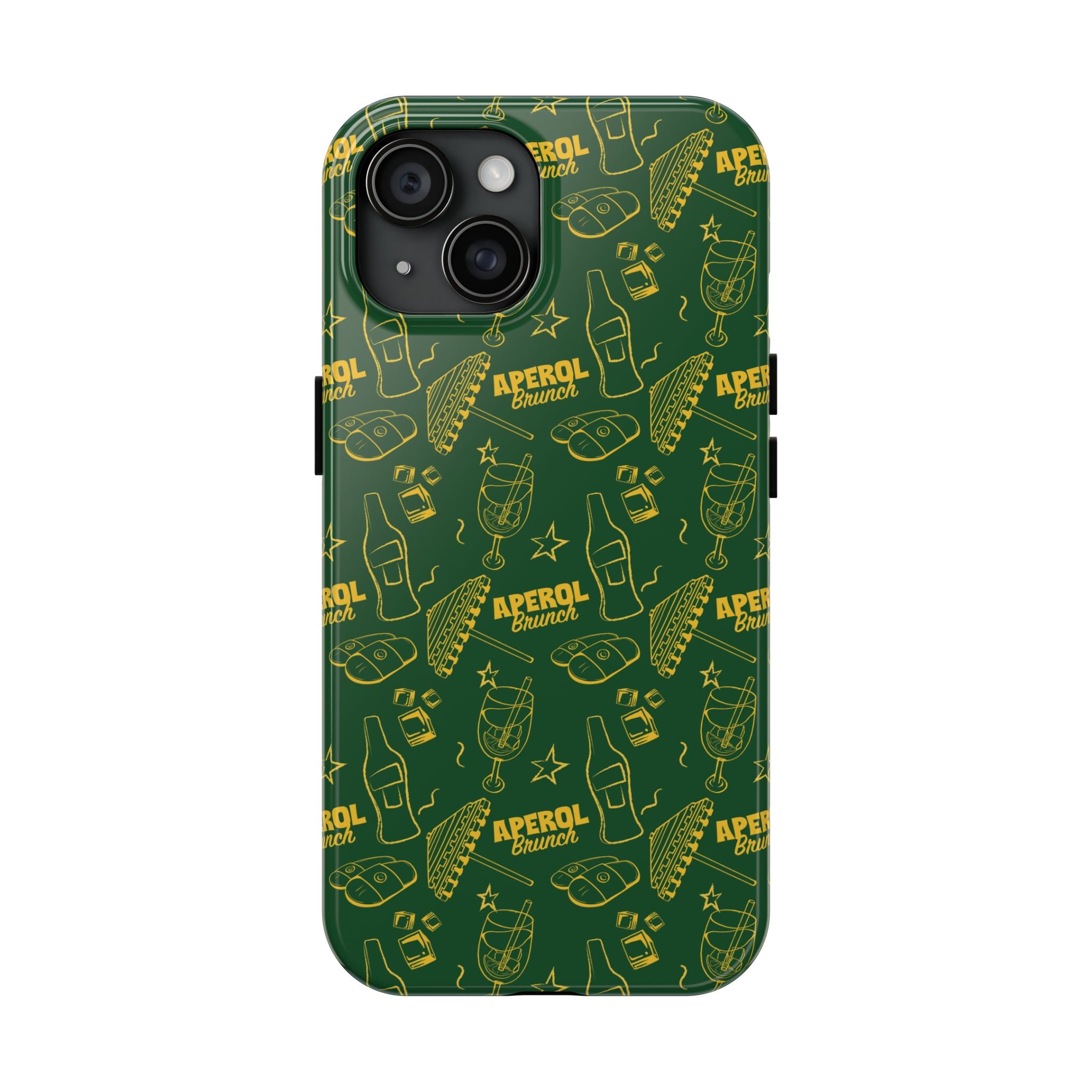 Aperol Brunch Tough Phone Case — Citrus Cocktail Protective Cover