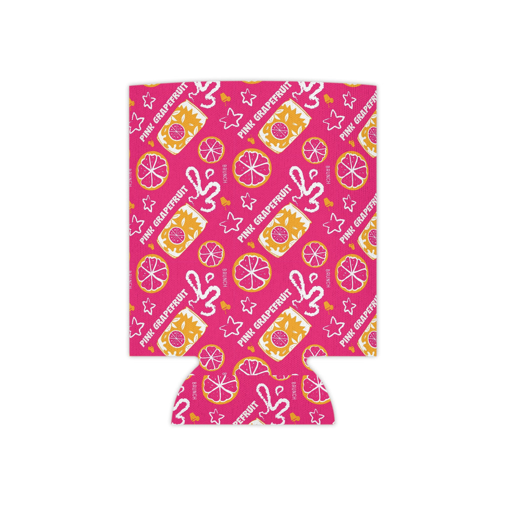 Pink Grapefruit Brunch Fruit Can Cooler — Pink Aperol Inspired Design