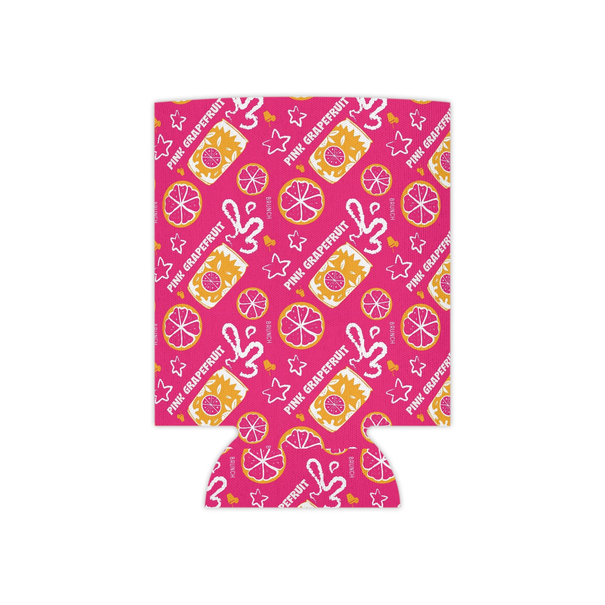 Pink Grapefruit Brunch Fruit Can Cooler — Pink Aperol Inspired Design