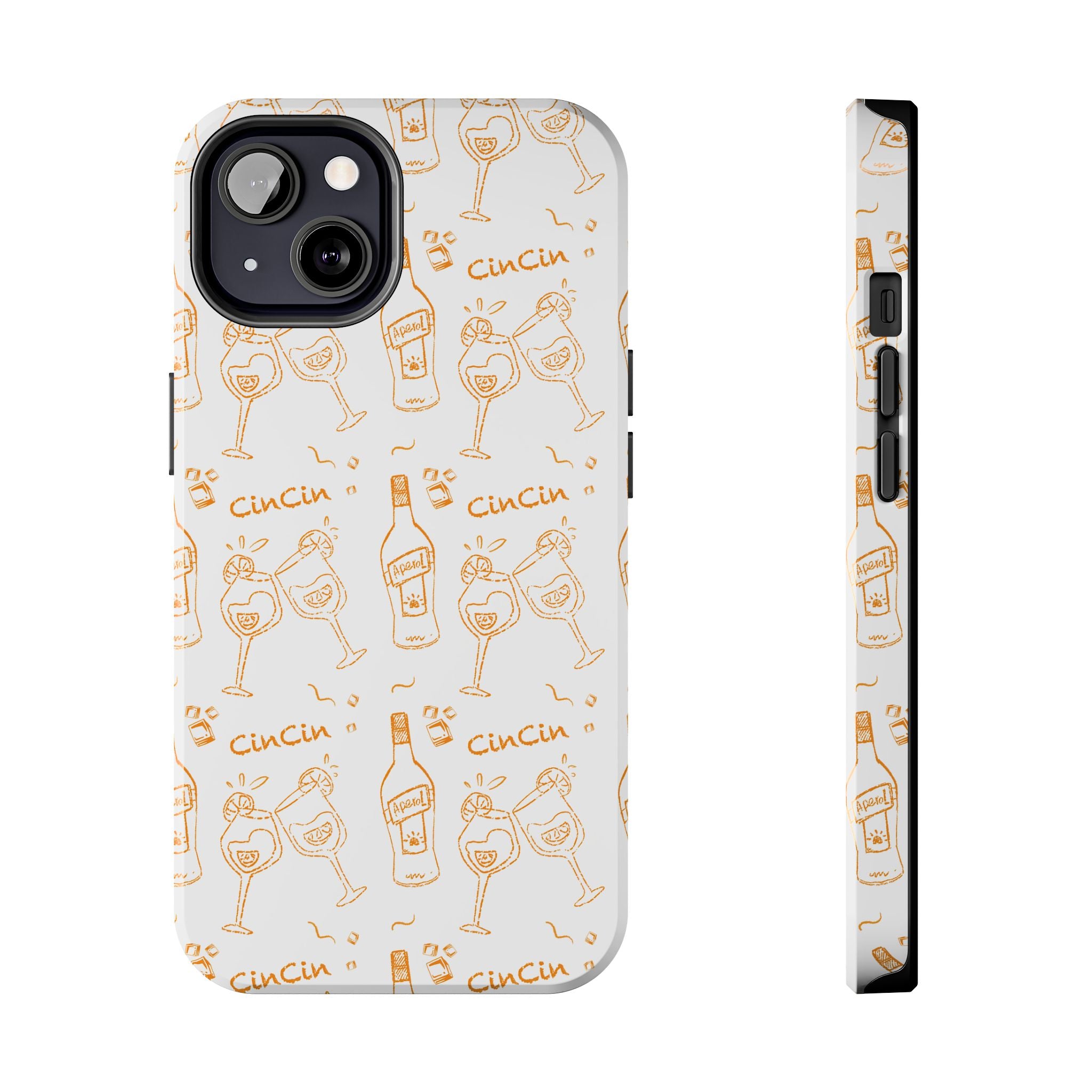 Cin Cin Spritz Tough Phone Case — White Cin Cin Brunch Collection Inspired Design