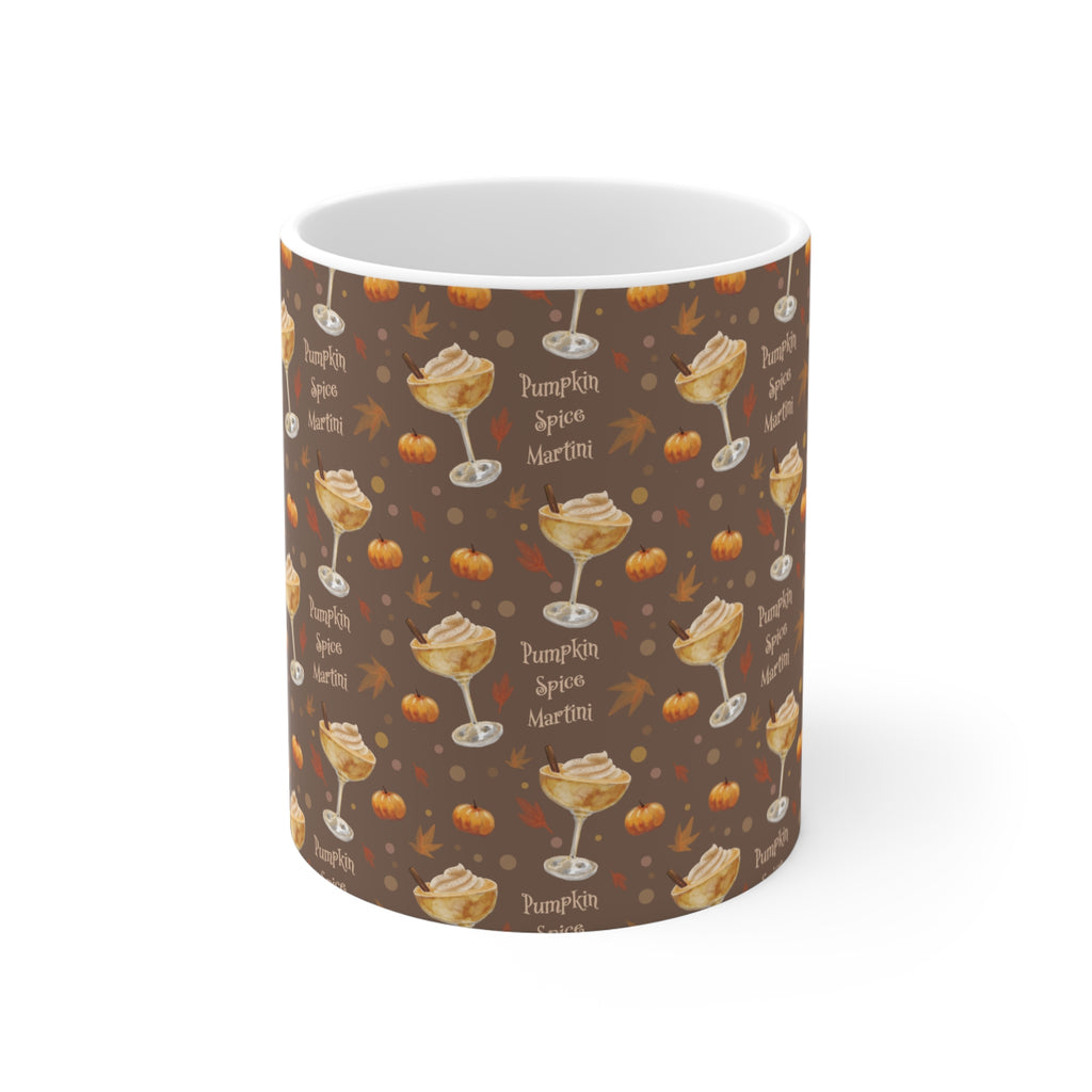 Pumpkin Spice Martini 11oz Mug — Brown Pumpkin Collection Inspired Design