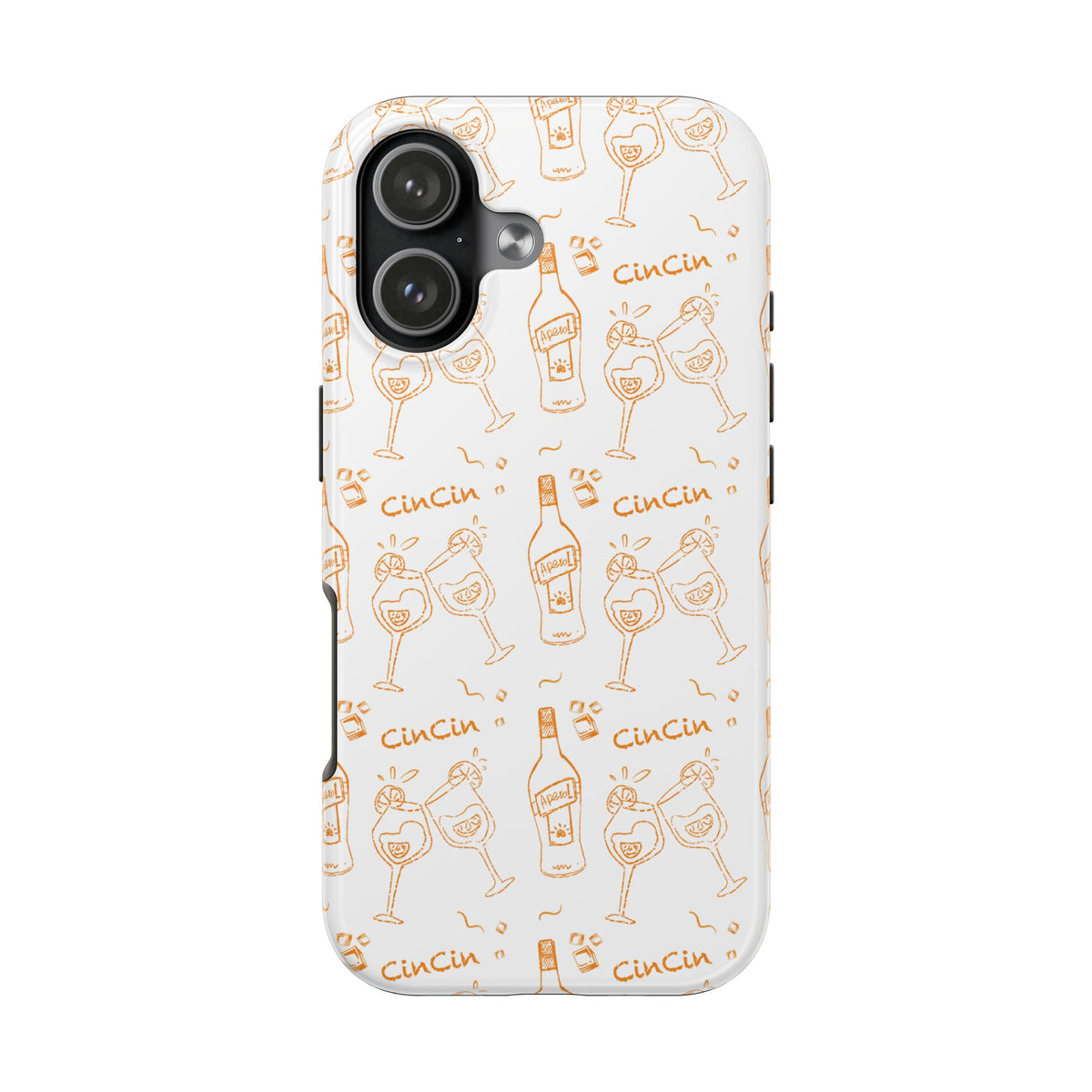 Cin Cin Spritz Tough Phone Case — White Cin Cin Brunch Collection Inspired Design