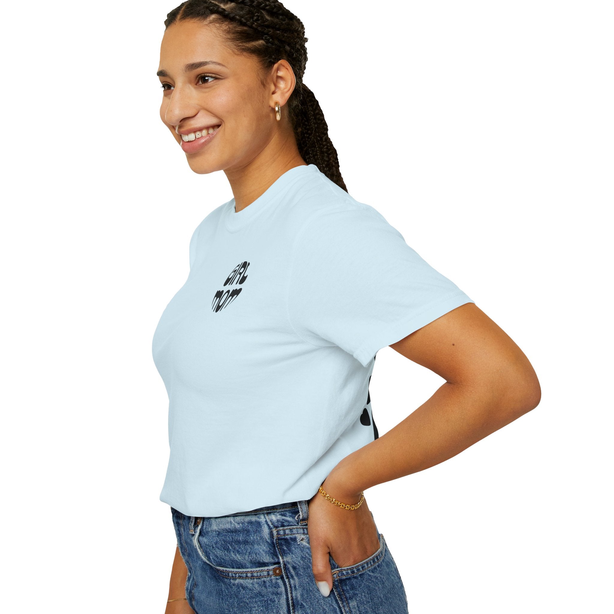 Girl Moms Club T-Shirt – Retro Mom Graphic Tee for Mothers of Daughters | Girl Mom Shirt