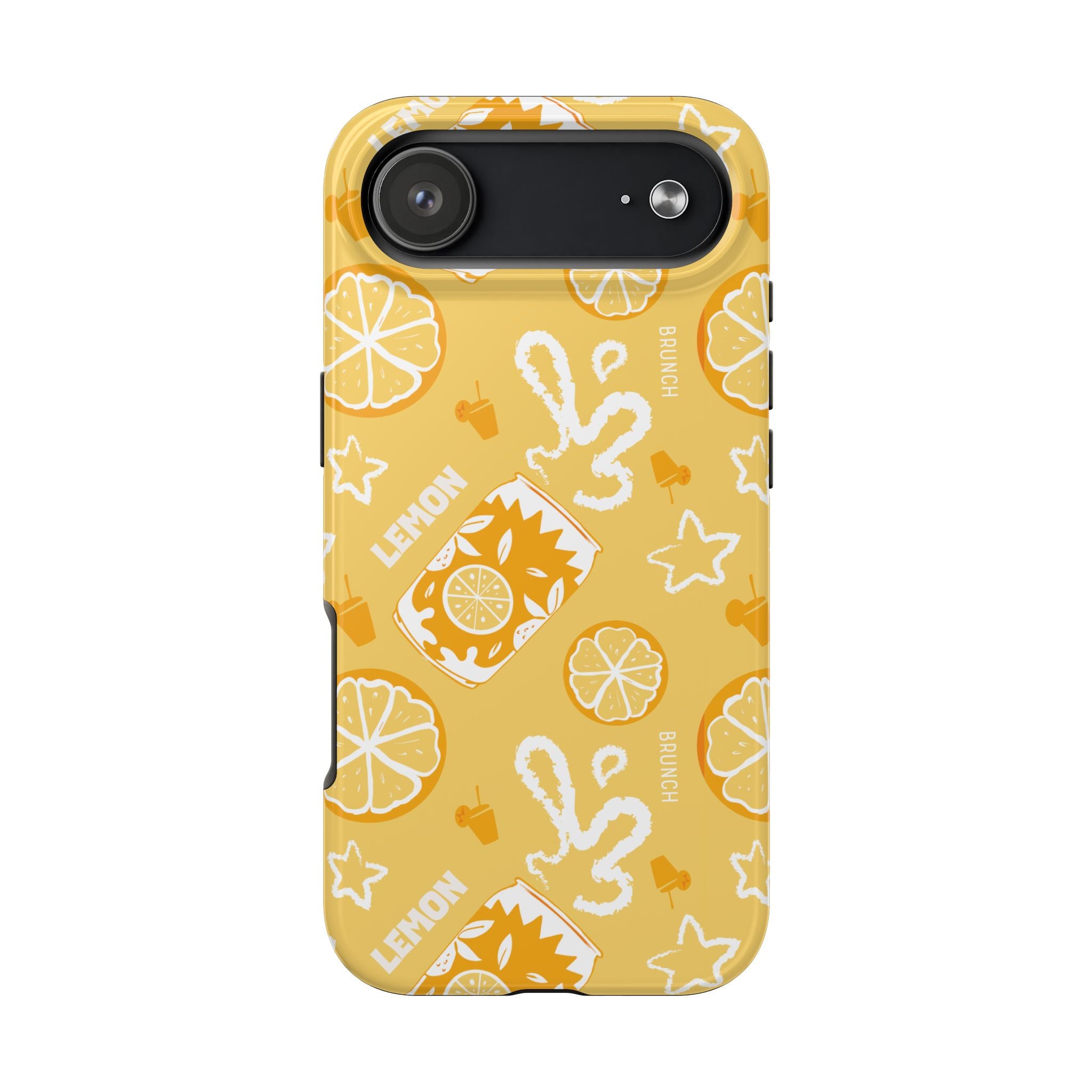 Lemon Brunch Tough Phone Case — Citrus Summer Pattern