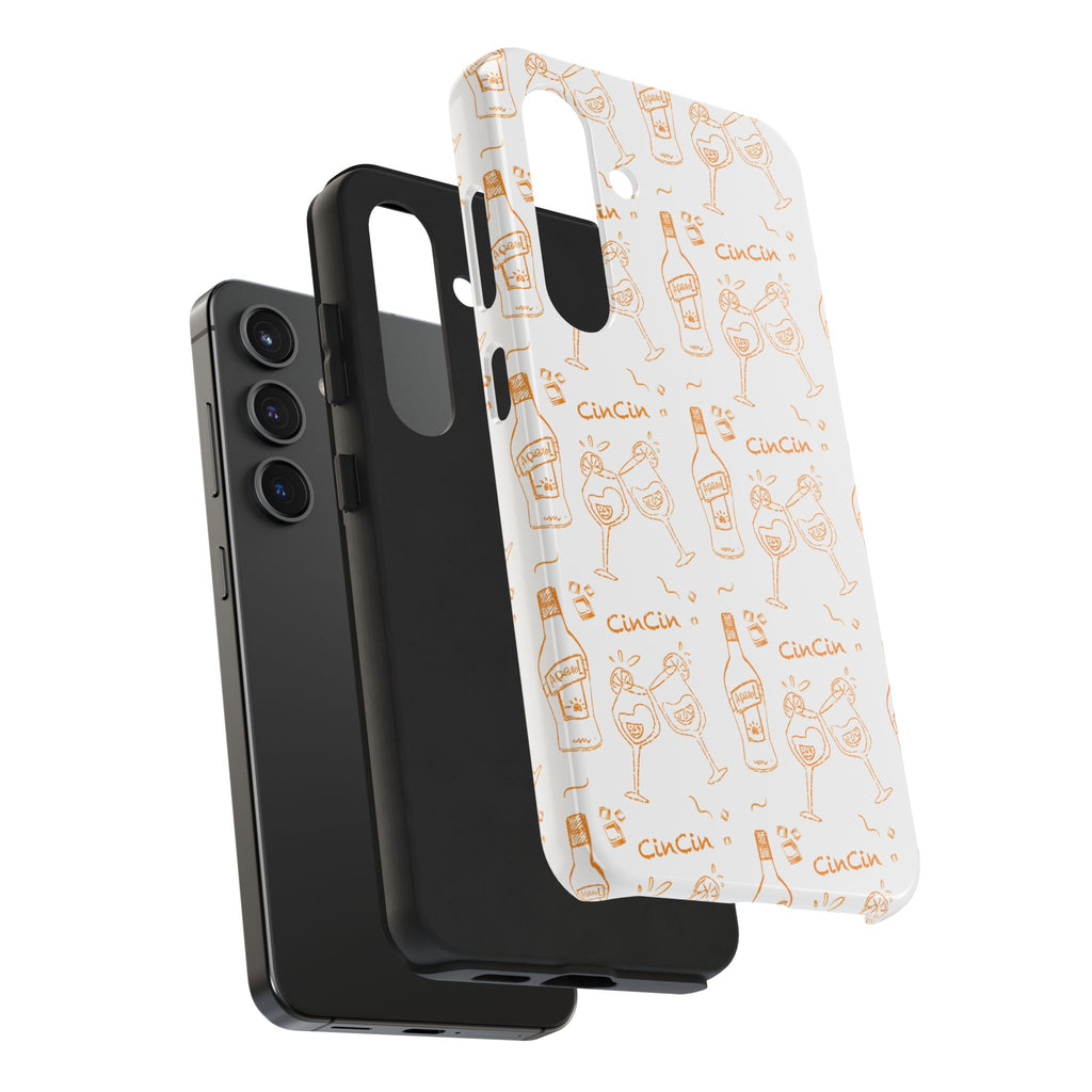 Cin Cin Spritz Tough Phone Case — White Cin Cin Brunch Collection Inspired Design