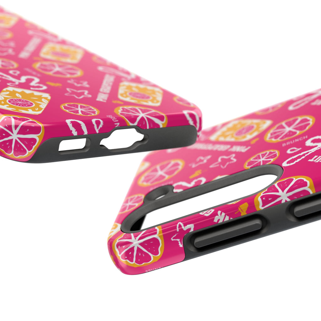 Pink Grapefruit Fruit CollectionTough Phone Case — Pink Aperol Inspired Design