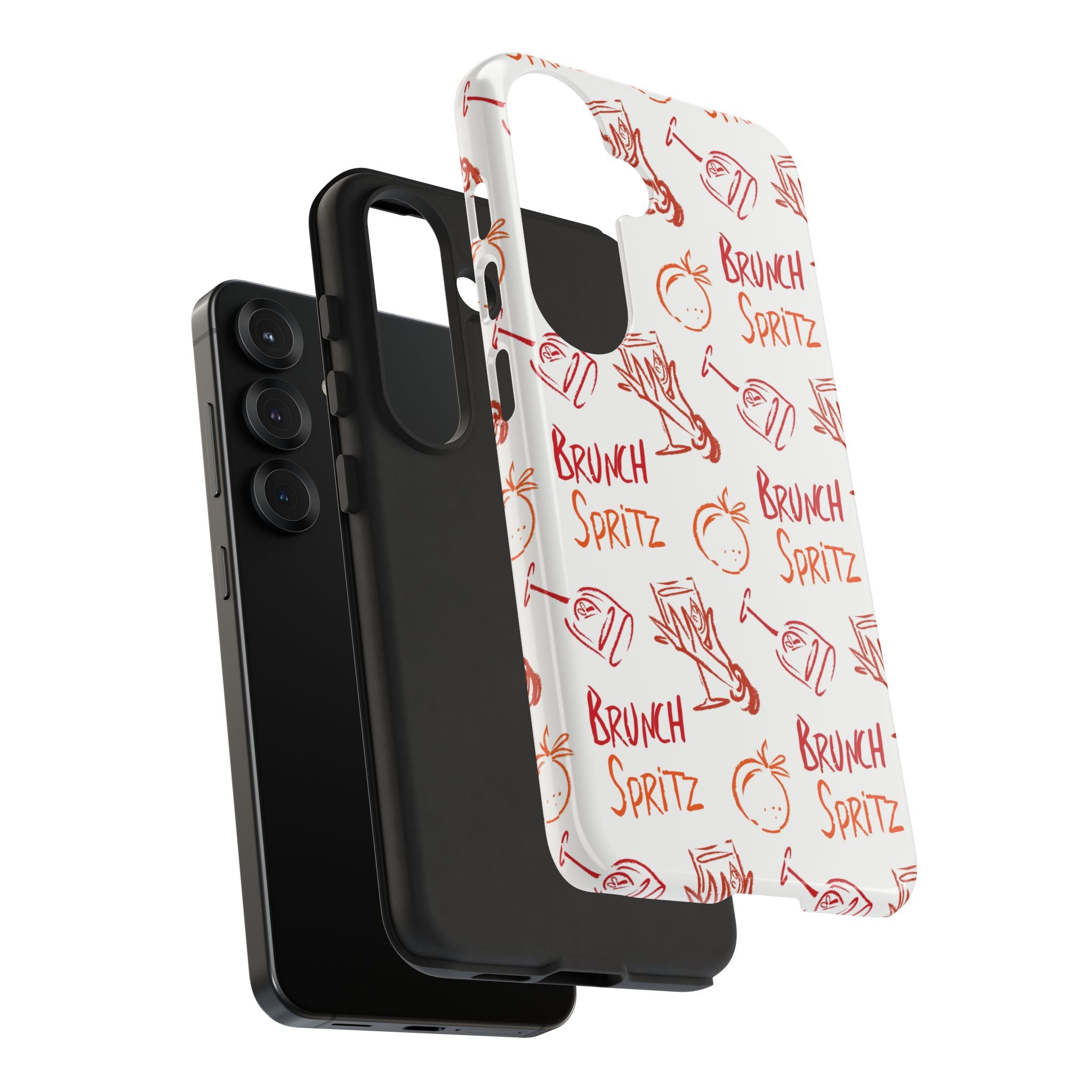 Brunch Spritz Phone Case — Red & Orange Aperol Inspired Design