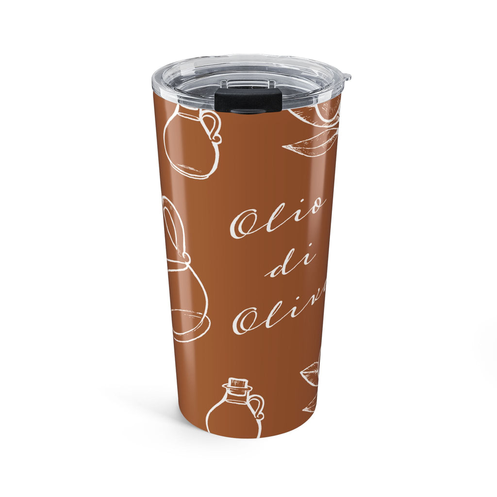 Olive Oil Pattern 20oz Tumbler | Italian Vibes Travel Mug
