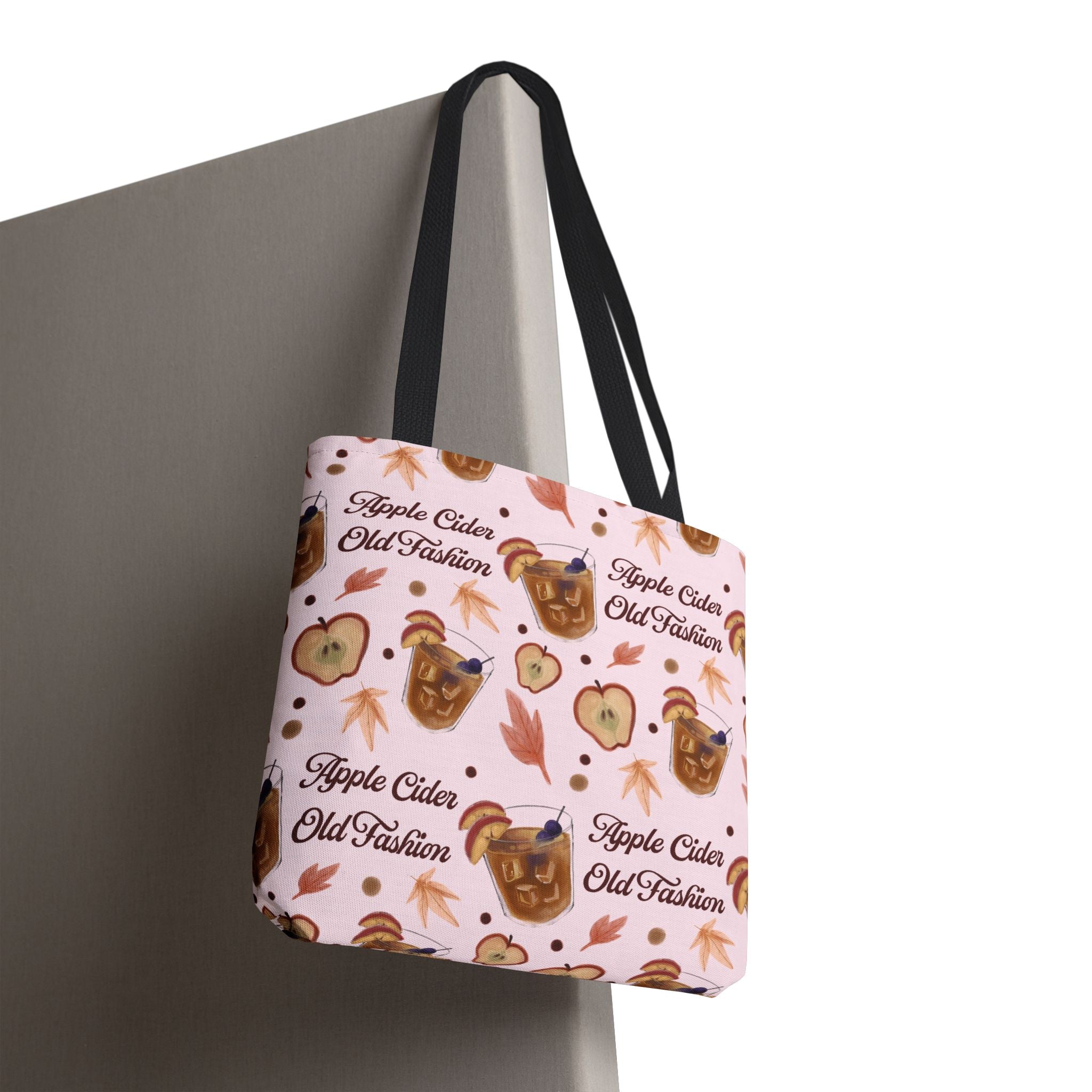 Apple Cider Old Fashioned Tote Bag — Light Pink Apple Cider Collection Inspired Design
