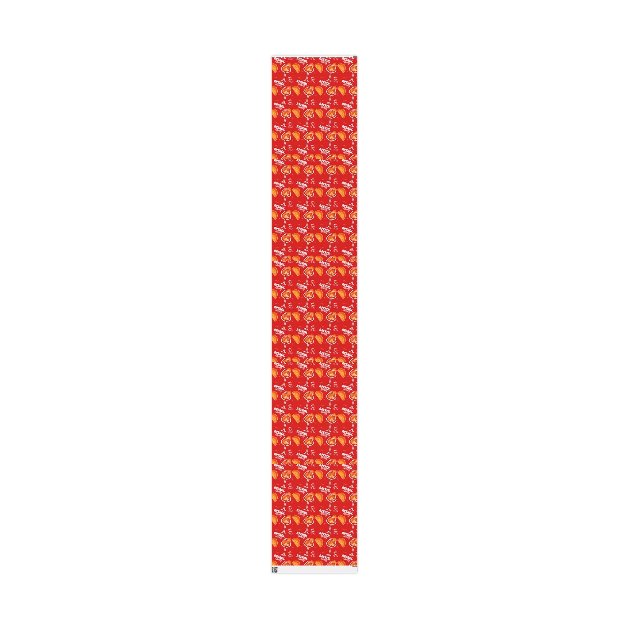 Aperol Spritz Peel Wrapping Paper Roll — Aperol Red Collection Inspired Design