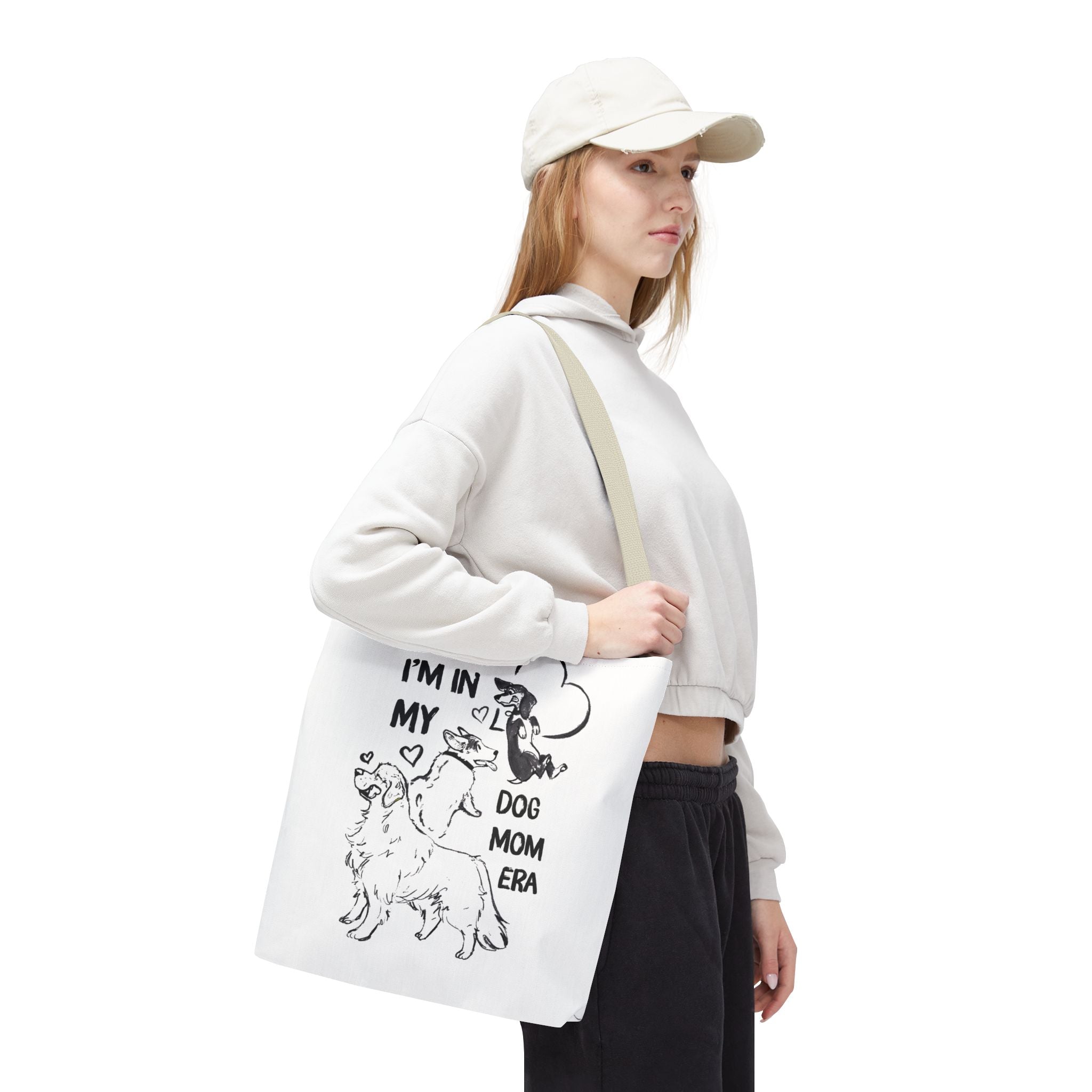 Dog Mom Era Tote Bag – Cute Puppy Tote for Dog Mom | Dog Lover Gift
