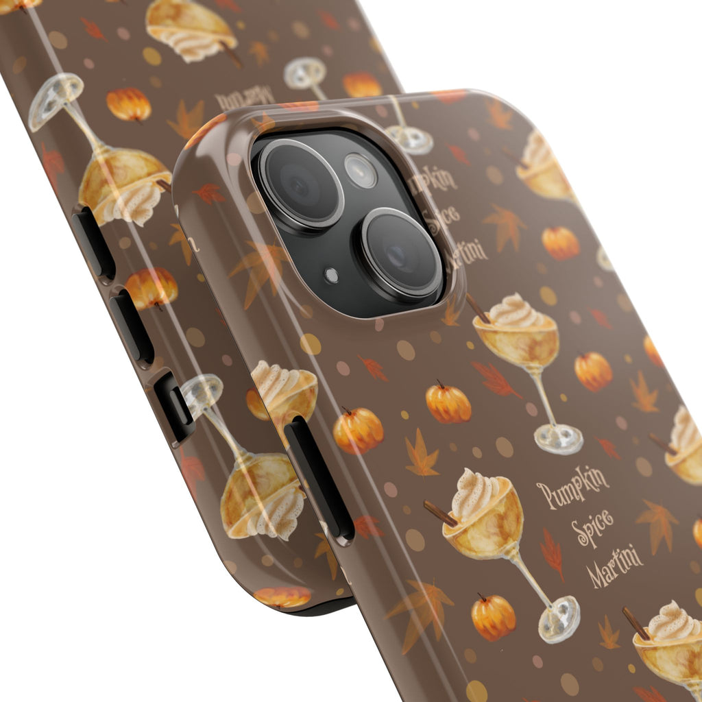 Pumpkin Spice Martini Tough Phone Case — Brown Pumpkin Collection Inspired Design