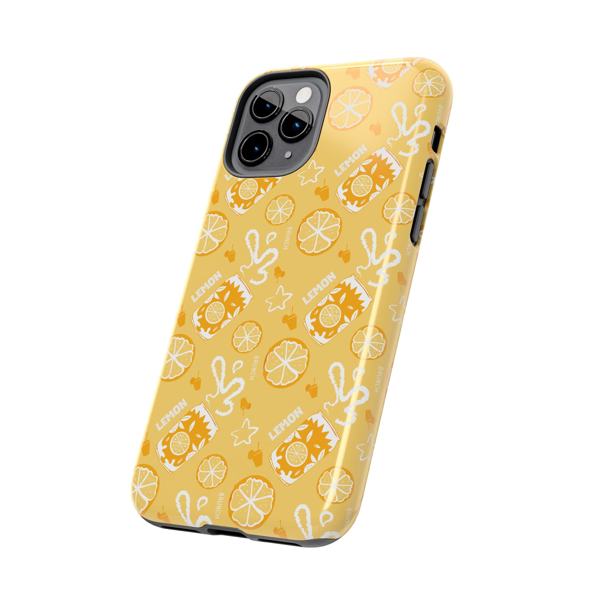 Lemon Brunch Tough Phone Case — Yellow Aperol Inspired Design