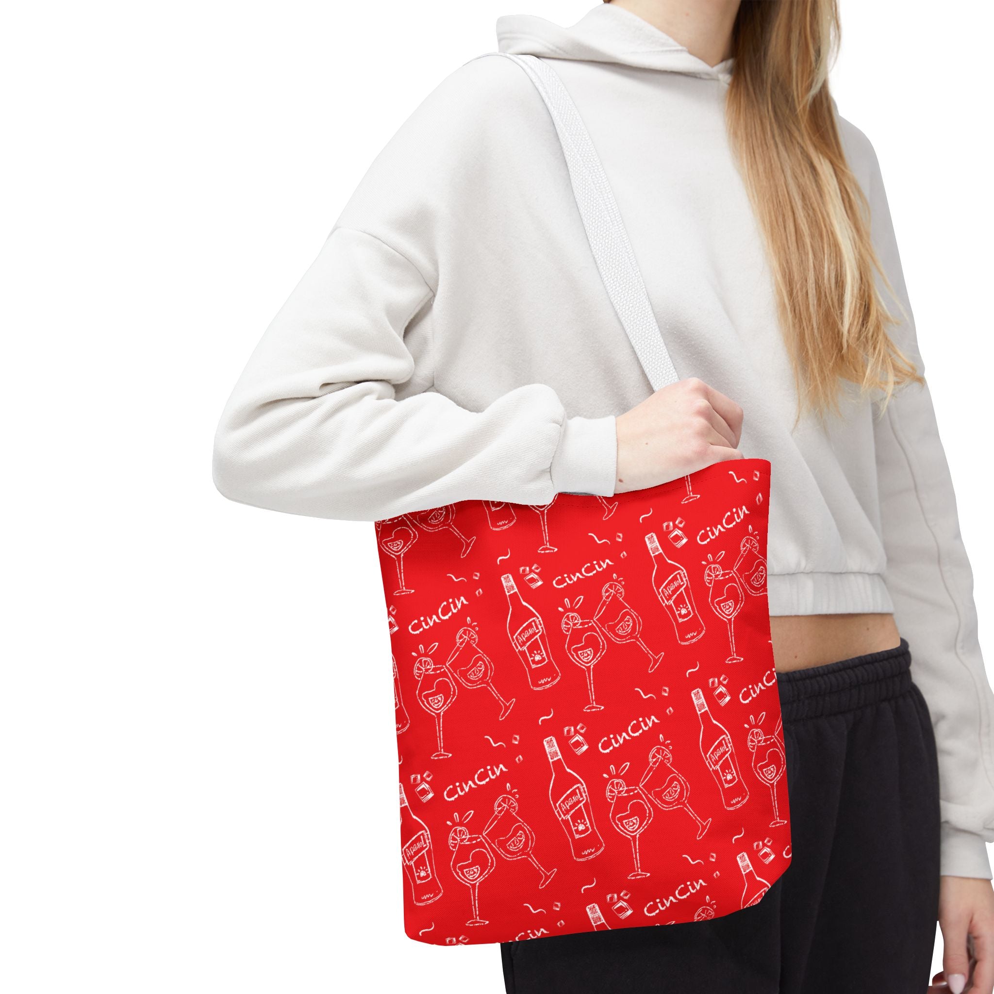 Cin Cin Tote Bag - Red Cin Cin Inspired Design