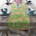 Aperol Spritz Table Runner – Green Cocktail Party Decor