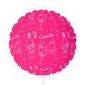 Cin Cin 11" Round Balloon — Pink Cin Cin Collection Inspired Design