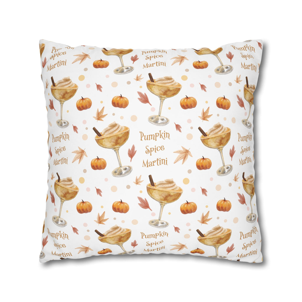 Pumpkin Spice Martini Pillowcase — White Pumpkin Collection Inspired Design