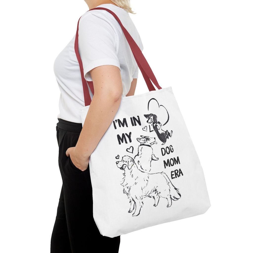 Dog Mom Era Tote Bag – Cute Puppy Tote for Dog Mom | Dog Lover Gift