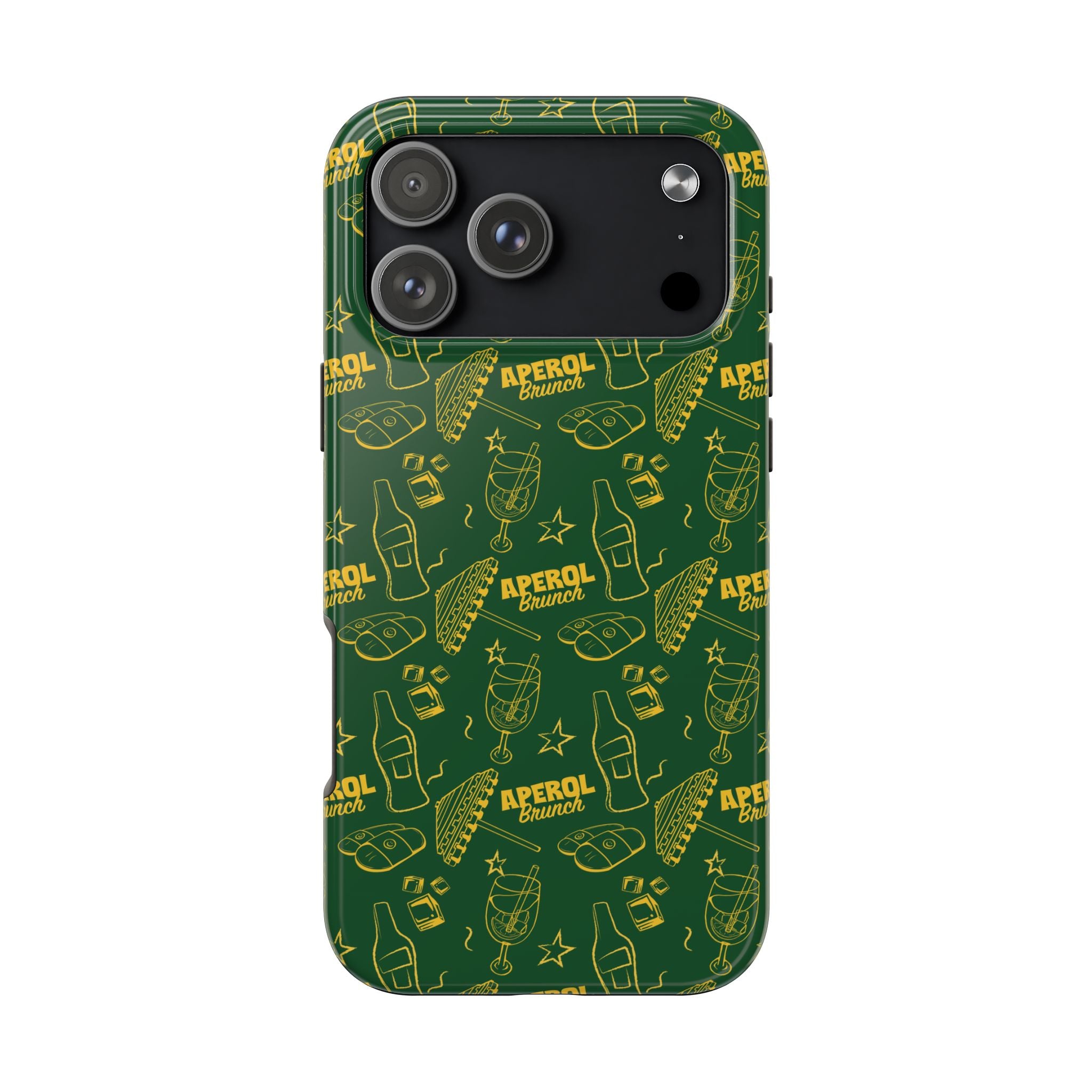 Aperol Brunch Tough Phone Case — Citrus Cocktail Protective Cover