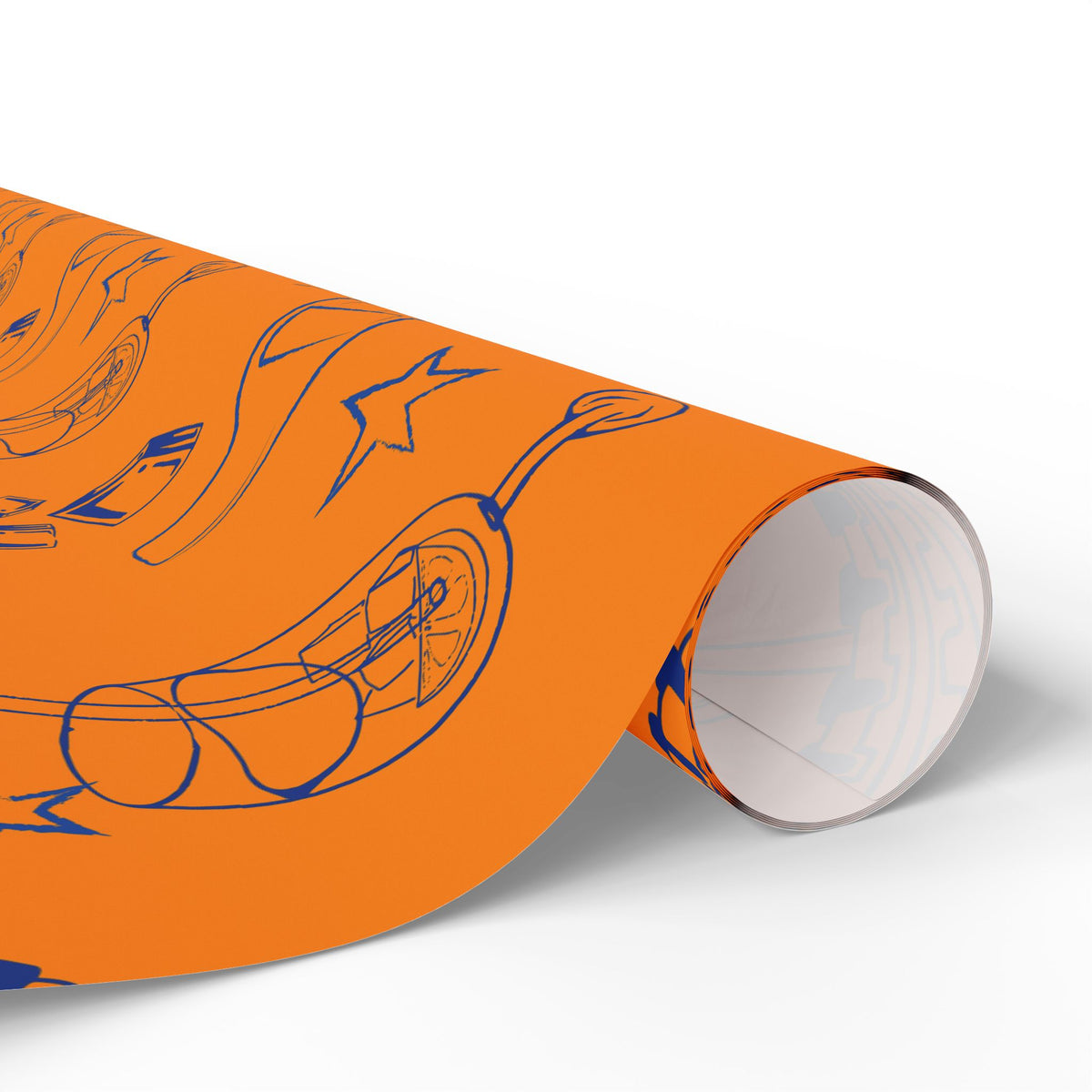 Aperol Brunch Peel Wrapping Paper Roll — Orange Brunch Collection Inspired Design