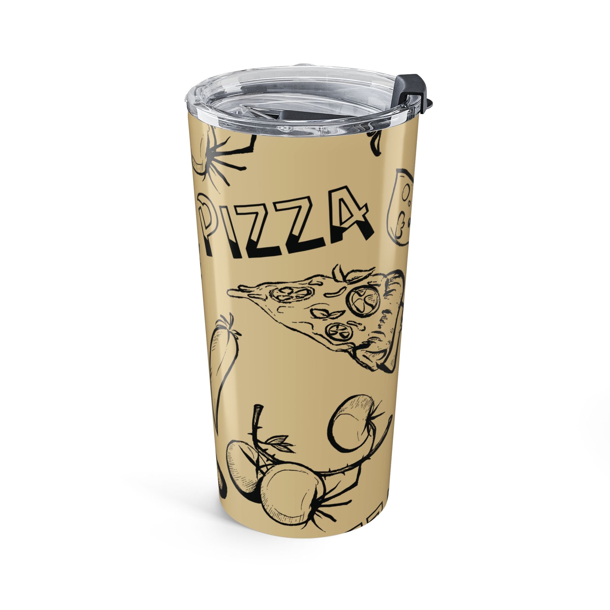 Pizza Doodle 20oz Tumbler - Italian Vibes Travel Mug