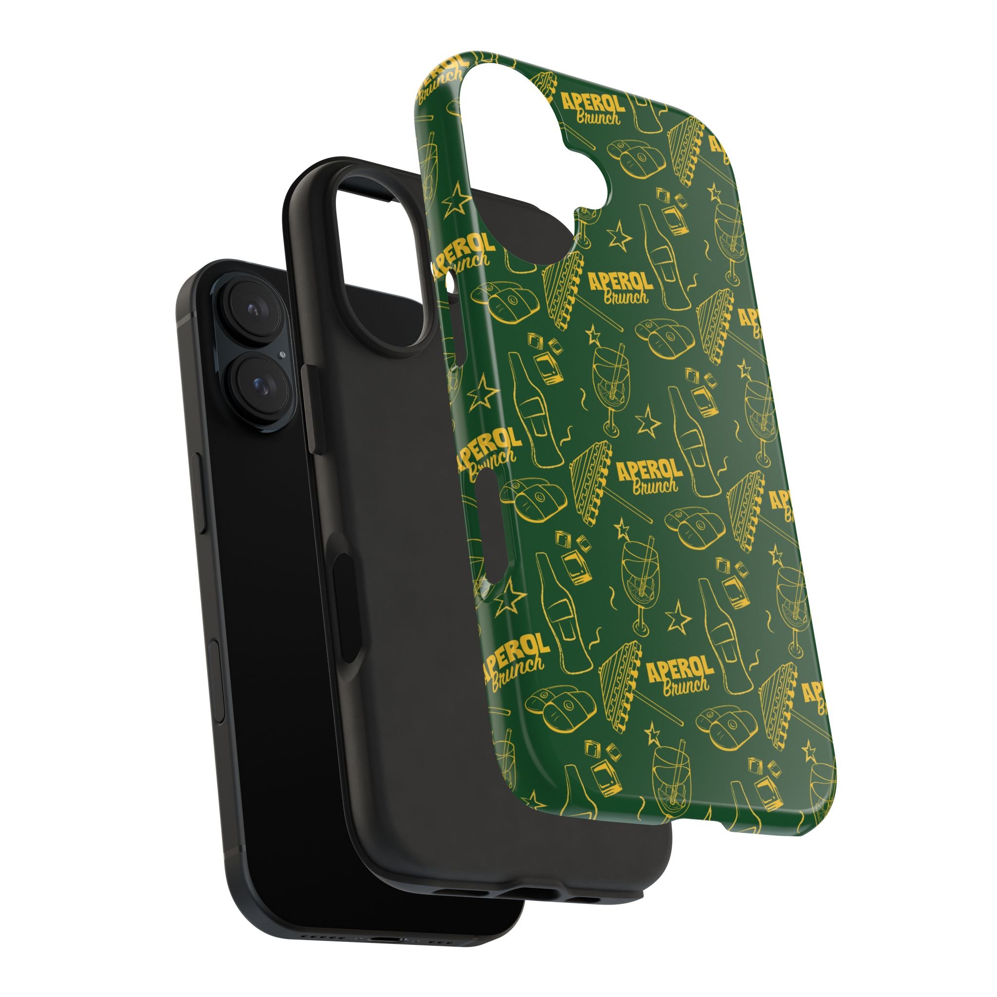 Aperol Brunch Tough Phone Case — Citrus Cocktail Protective Cover