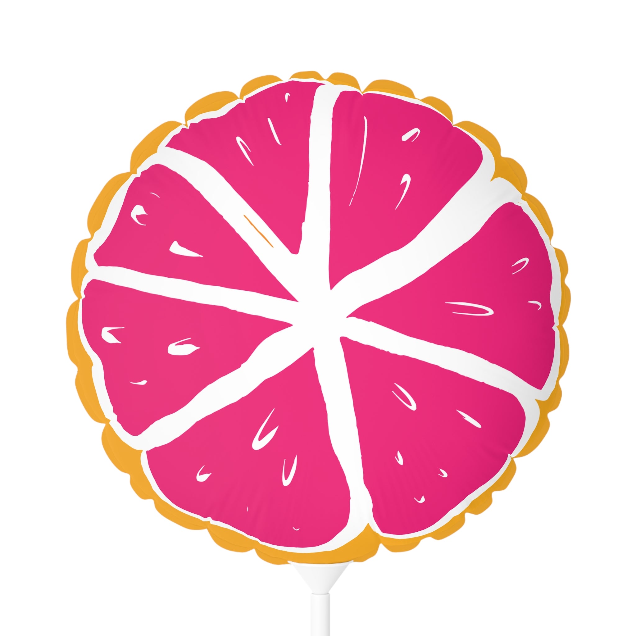 Pink Grapefruit Fruit Balloon 11" | Fruit Party Decoration